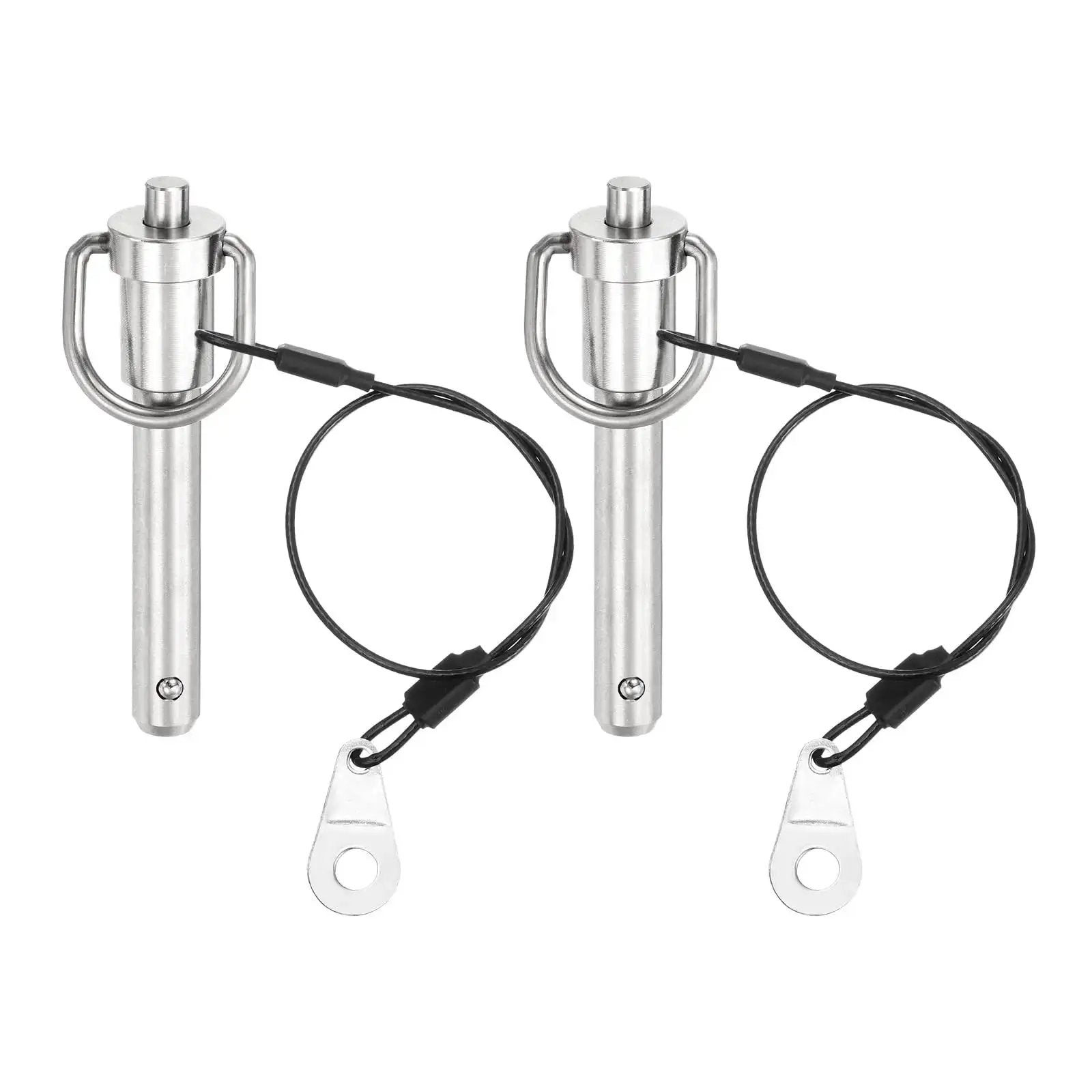Two Pack Quick Release Pins Three Eighths Inch Diamete