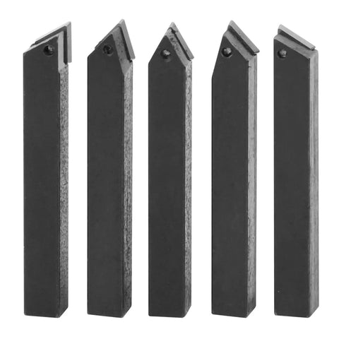 Carbide Turning Tool Indexable Set 5 Pieces 5 Sixteenth Inch Cutting Tools For Surface Finishing Boring Chamfering Lathe Work