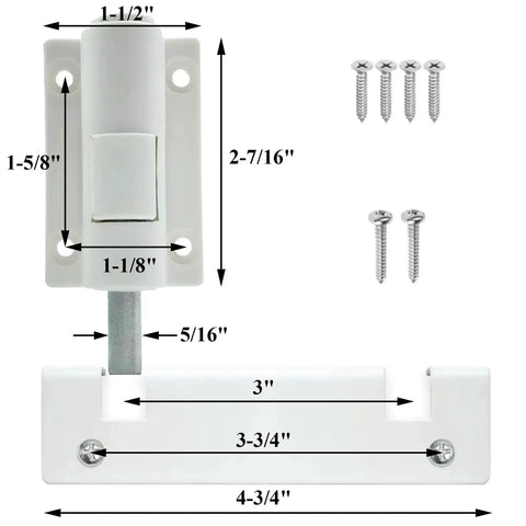 Sliding Door Foot Lock Kick Lock For Patio Doors And Windows, Additional External Security For Childproofing And Home Safety