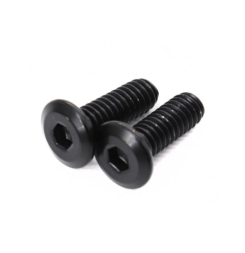 12 Pack M6 22mm Black Flat Head Allen Bolts For Furniture And Home Office Tables Desks Cabinets Wardrobes Made From 304 Stainless Steel Rust Resistant Heavy Duty Socket Cap Screws Built Tough, close-up