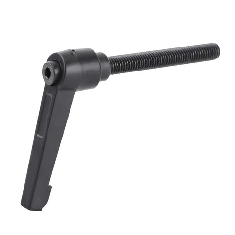 Adjustable Clamping Lever With External Male Thread For Machinery, ratchet style threaded handle knob, locking push button, M8 size