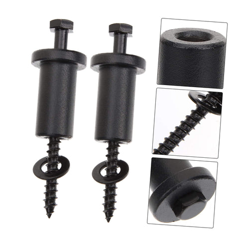 4 Set Barn Door Hardware Kit With Sliding Track Spacers And Stoppers Carbon Steel Connectors For Wall Repair And Track Upgrade Heavy Duty Durable Barn Door System, black carbon steel stoppers and screws