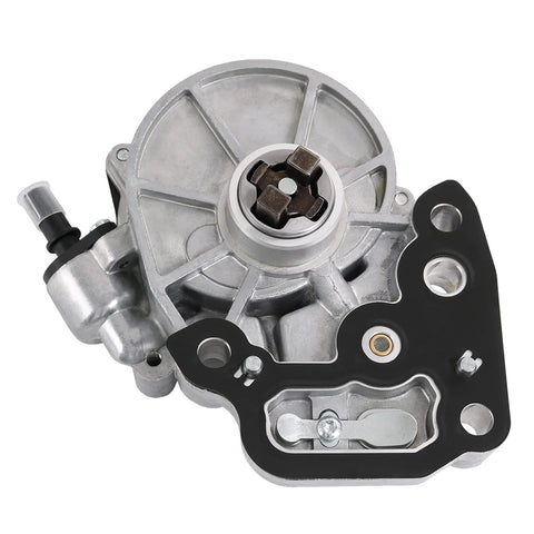 RADHLBNIU brake vacuum pump with gasket, silver aluminum housing and black gasket