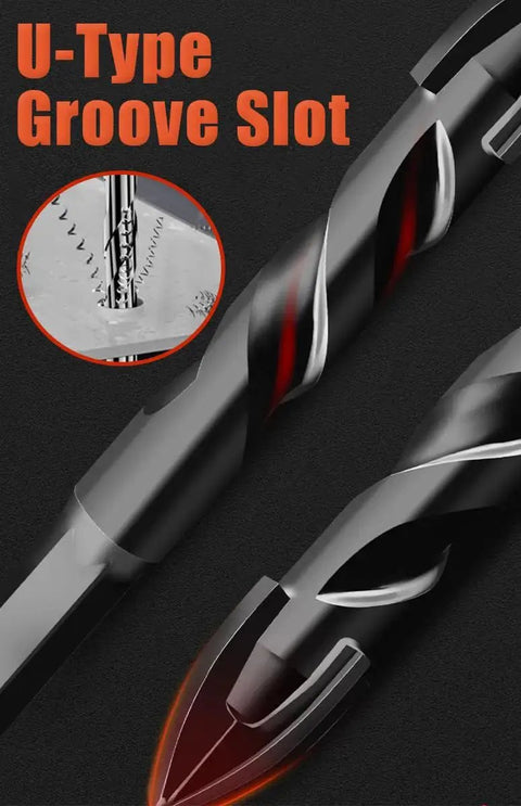 Masonry Drill Bit Set Three Sixteenth Inch Ten Piece Beefy Heavy Duty Tungsten Carbide Concrete Drill Bits with hex shank.
