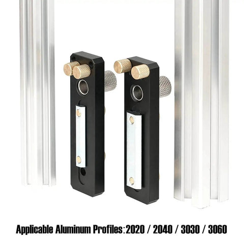 Aluminum Profile Drill Guide Access Hole Jig For 2020 2040 3030 3060 European Standard Extrusions with M6 bit