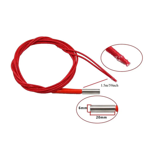 24V 40W Heater Cartridge For 3D Printer Hotend 6mm Stainless Steel With 1.5M Lead Pack Of 3 Compatible With Ender 3