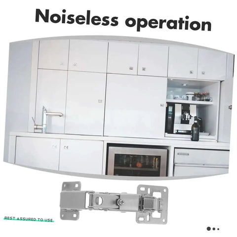 Kitchen cabinet with 2 Pack Heavy Duty Invisible Hinges For Secret Doors And Low Profile Barn Door Hardware