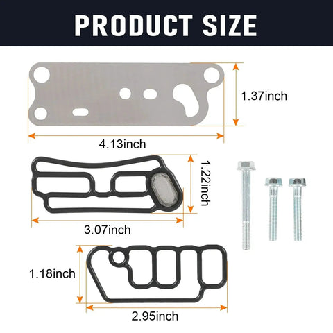 Beefed Up VTEC Solenoid Gasket Filter Kit For Acura RDX 2013 2014 2015 And Honda Accord Crosstour 3.5L V6 Engine sizes