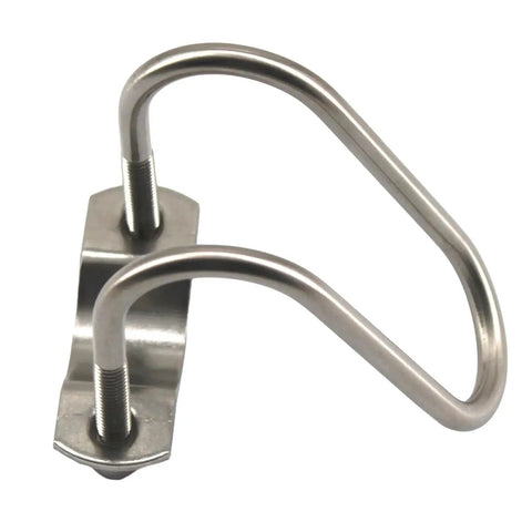 Sturdy Stainless Steel Cross Pipe Clamp Set 32mm X 32mm U Shaped Clip For Greenhouse Farm Nursery Fence Scaffolding Cross Grid Connector M8 4 Pack