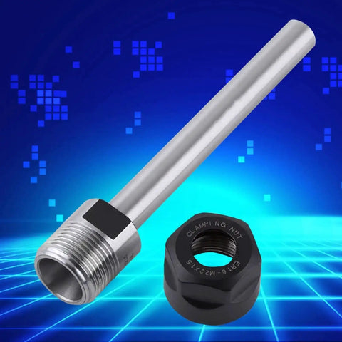 Collet Chuck Holder With Straight Shank For CNC Milling And Lathe Tooling Heavy Duty Clamp High Rigidity Metal Construction