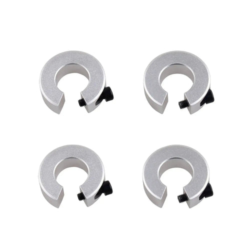 Four retaining rings from Linear Rail Kit SBR20 300mm Two Piece Fully Supported Rails With Four SBR20UU Blocks
