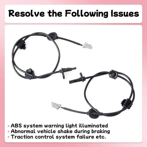 GLOXTED ABS wheel speed sensor pair for Subaru Outback, front left and right, 2 pcs