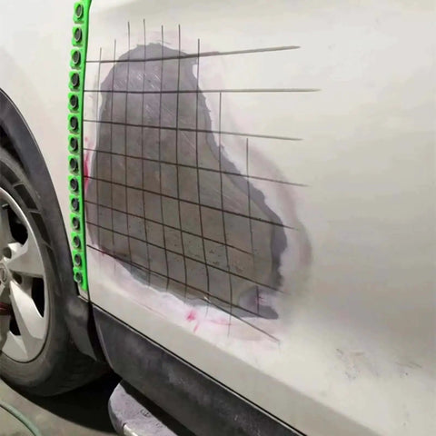 Flex Edge Guard Protective Strip for car finishing and dry sanding installed on vehicle panel to prevent scratches and gouges