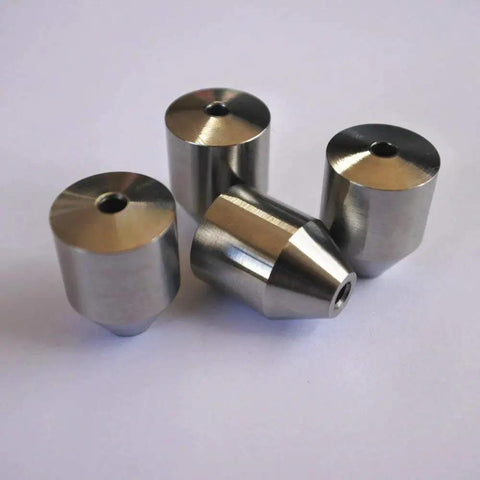 Two Pack Three Eighths Inch Bullet Coned Insert A 5713 TL 004008 1 for waterjet cutting machines replacement parts metal view