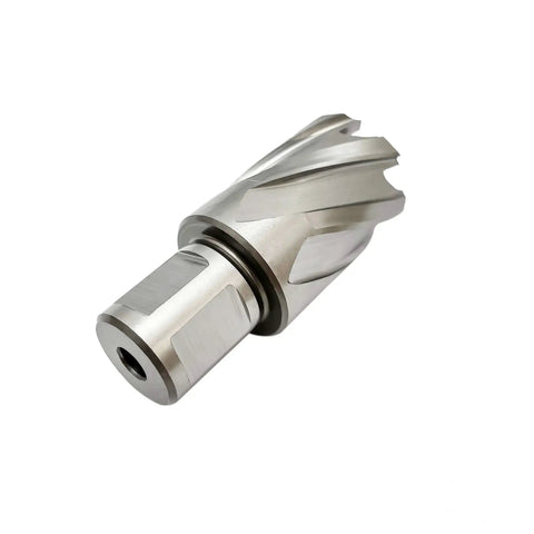 Close-up of a carburetor in the Heavy Duty Pro Grade Annular Cutters Set For Mag Drill With 9 Pieces HSS M2 Weldon Shank Slugger Bits 1 Cutting Depth