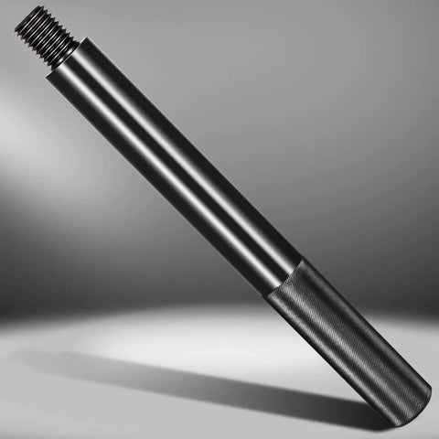 Close-up of a rod from the Gimbal Bearing Alignment And Install Kit For Heavy Duty Engine Alignment Tools Set.