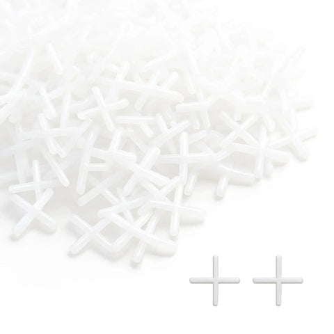 300 Pack 2mm Cross Tile Spacers For Wall And Floor Tiling Precise Spacing Durable Plastic