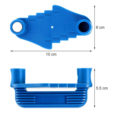 Center Finder Tool For Woodworking With Magnetic Scriber And Offset Marking Gauge, Quick Center Marking On Wood, Blue Weewooday