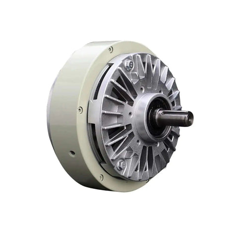 Magnetic Powder Brake With Adjustable Torque For Automation, 6 Nm Output, visible metal casing and single shaft design