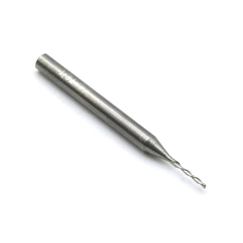 Carbide Downcut Router Bit For Wood Carving And Engraving One Thirty-Second Inch Diameter One Eighth Inch Shank Ideal For Slots Mortises Dados Grooves And Fine Edge Engraving In Hardwood And Softwood By TEMO, shown close-up on white background.