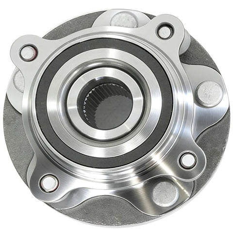 Top view of Front Wheel Bearing Hub Assembly 4WD 5 Lug Fits 2008 To 2018 Toyota Sequoia And 2005 To 2018 Toyota Tundra 4x4 Two Piece Set