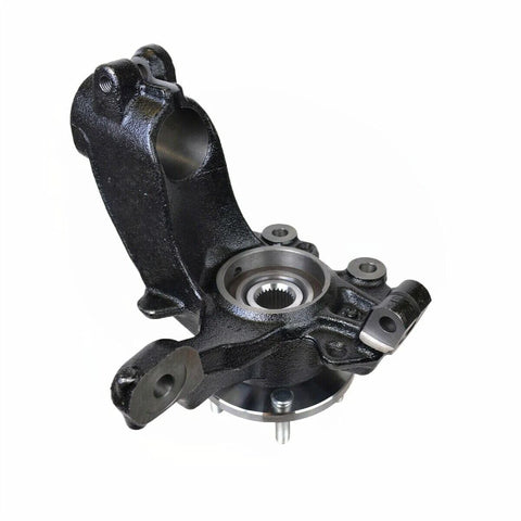 Front Steering Knuckle And Wheel Hub Bearing Assembly For Ford Focus 2012 2013 2014 2015 2016 2017 2018 2.0L Replacement 686-353 686-352 BR935005LK BR935006LK Heavy Duty, steel material
