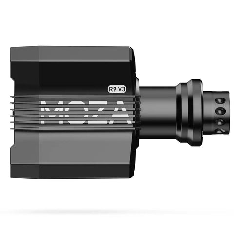 Side view of Direct Drive Wheel Base With 9 Nm Force Feedback For Realistic Sim Racing On PC Customizable Standalone Unit.