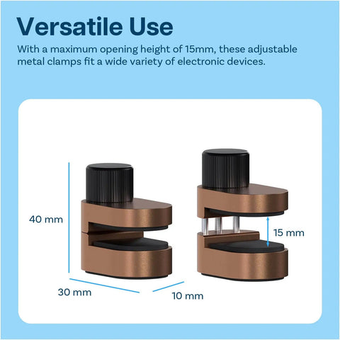Four Piece Set Adjustable Aluminum Clip Fixture Glue Clamp For LCD Screen Repair Tool To Secure Replaced Screens In Place