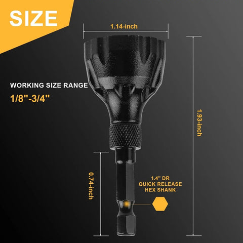 Versatile External Chamfer Tool For Deburring And Edge Cleanup With Tungsten Carbide Blade Fits One Eighth To Three Quarters Inch Capacity