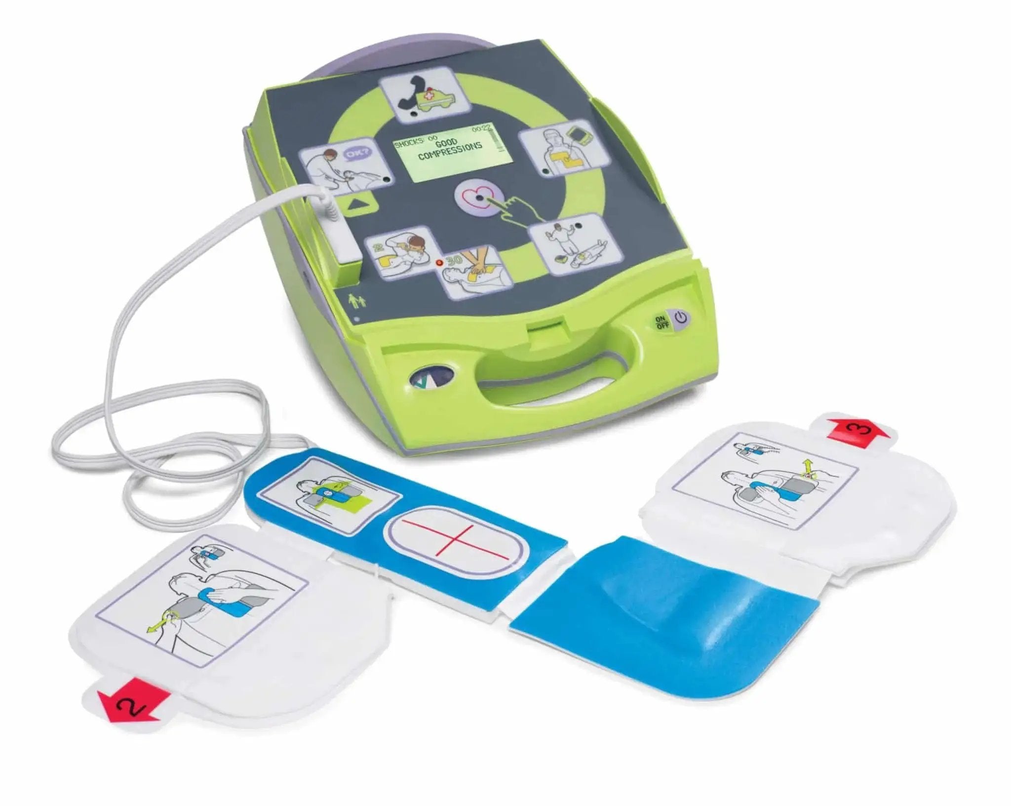 automated external defibrillator with CPR feedback 🍁