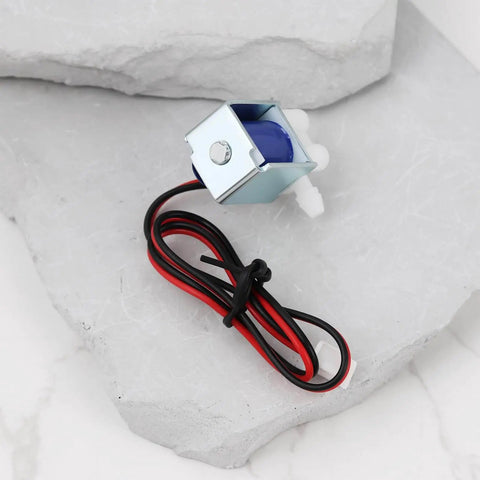 Image of a Two Pack Micro Mini Dc 5V To 6V Solenoid Valve Normally Closed 2 Way Air And Water Valve for fluid control with wires
