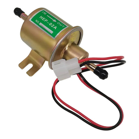 12V Heavy Duty Electric Fuel Pump For Motorcycle Carburetor ATV Trucks Boats Gas And Diesel Engines 2.5 To 4 PSI HEP02A High Flow Workhorse Delivers Reliable Fuel On The Go