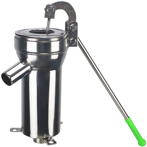 Stainless Steel Manual Well Pump For Deep Wells With Easy Hand Crank and Heavy Duty High Water Yield Water Suction Pump For Home Gardens