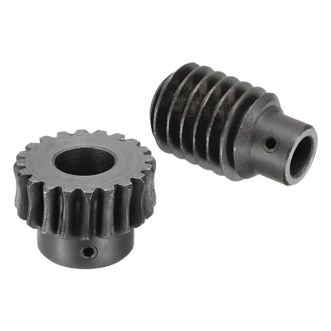 Beefy 1045 Steel Worm Gear Set With 20 Teeth 1.25 Module One To Twenty Reduction Right Rotation Drive Gear Box Wheel for Machinery