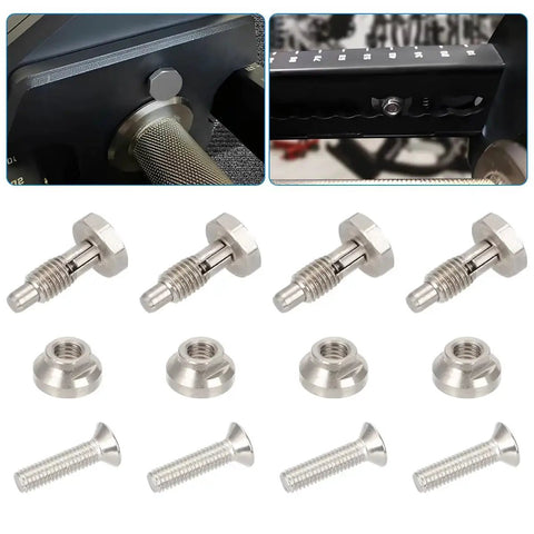 Dumbbell Upgrade Kit With Enhanced Spring Pins And Weight Adjustment Sliders For Fast Series Dumbbells, Stainless Steel Parts