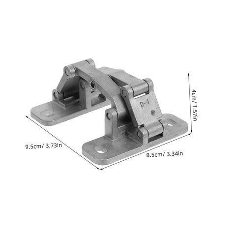 Heavy Duty Stainless Steel Invisible Door Hinges For Indoor And Outdoor Use Concealed Design with dimensions 9.5x8.5x4 cm
