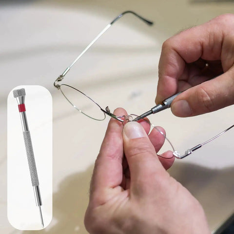 Using precision screwdriver from 500 Pcs Tiny Replacement Screws Kit For Glasses Watches Laptops Hard Drives And SSDs M1.2 M1.4 M2.0