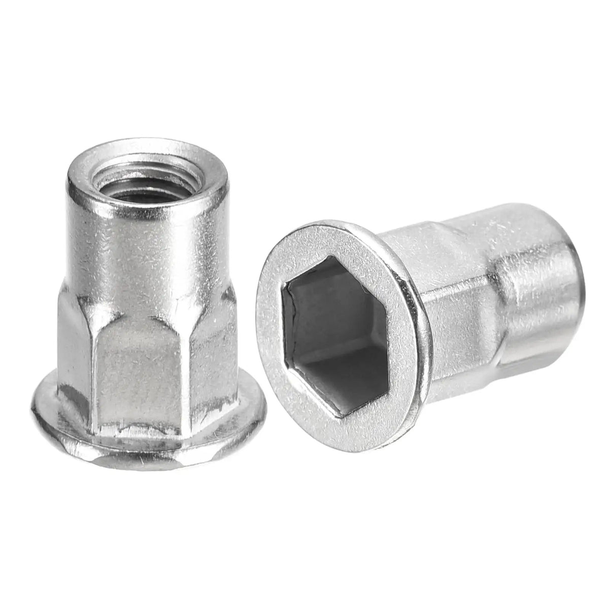 M6 Half Hex Rivet Nuts For 304 Stainless Steel Flat He...