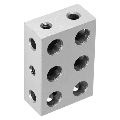 Matched Pair 1 2 3 Machinist Blocks With 11 Holes From TINVHY For Precision Setup In Pro Grade Hardened Tool Steel