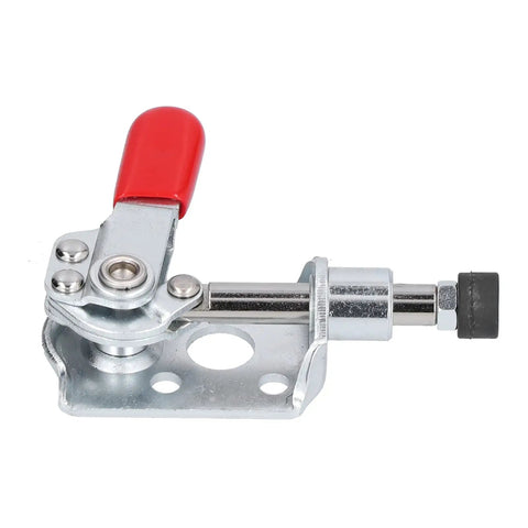 Heavy Duty Toggle Clamp With 88 Lbs Holding Power, Quick Release Push Pull Grip for Woodworking Jigs, side view on white background
