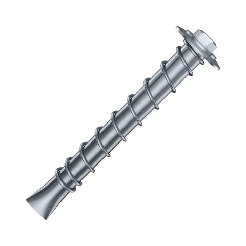 Close-up of SP10-38 chemical anchor from Asphalt Anchor And Grout Kit With Four 1500 Pound Pull Rated SP10-38 Chemical Anchors Five Eighths Inch By Six Inch And Two EPX2 Anchoring Cement Bags For Secure Heavy Duty Asphalt Installations