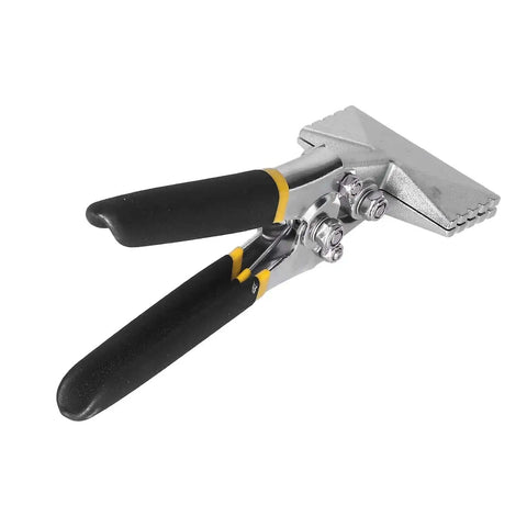 Heavy Duty Hand Seamer Pliers For Plate Metals And Conduits with vanadium steel construction and non-slip rubber handles close-up