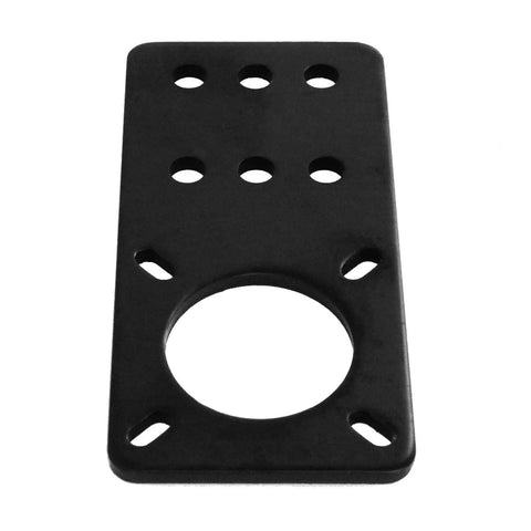 Durable Aluminum Alloy NEMA 17 Stepper Motor Mount Plate For 3D Printers With V Shape Linear Setup Adjustable Tension Slots