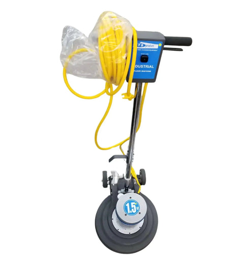 Industrial 20 Inch Floor Buffer Machine Complete Cleaning Bundle With Pad Driver And Starter Pads For Heavy Duty Commercial Floors Built Tough With A Rugged Frame And Two Piece Handle For Quick Setup And Beefed Up Performance