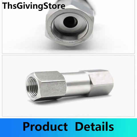 304 stainless steel check valve, G female threaded, 1/8–1/2 in, one-way non-return valve for water/oil/gas