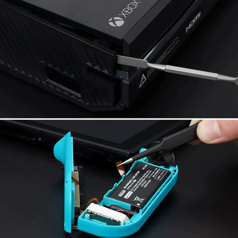 Dope Micro Screwdriver Set 50 In 1 Precision Kit with S2 Steel Bits used for gaming console and switch controller repair.