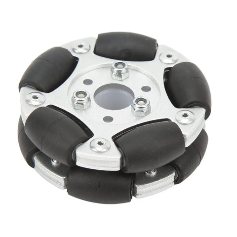 60mm Robot Omni Wheel With 360 Degree Rotation And Totally Directional Movement Aluminum Alloy Replacement Wheel