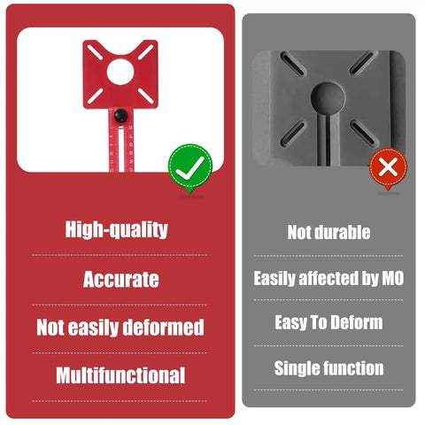 Comparison of high-quality 4 In 1 Router Milling Groove Bracket Kit with alternative product, focusing on durability and multifunctional use.