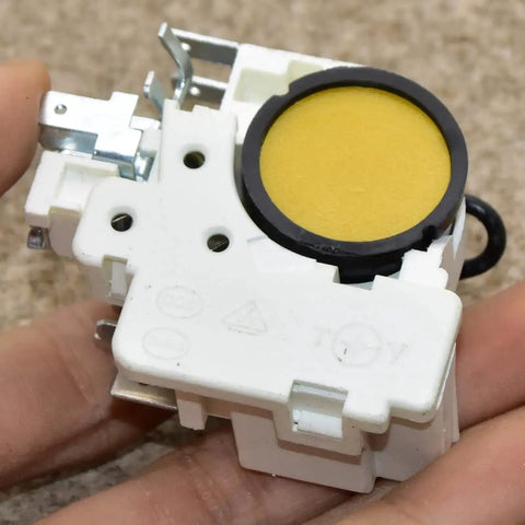 Close-up of PTC Starter Relay With Integrated Overload Protector For Refrigerator Compressors QP315C Replacement Part For Freezers