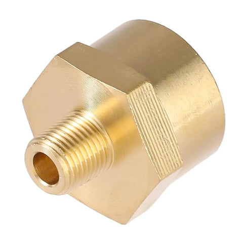 Brass Pipe Fittings Reducer Adapters 1/8 Inch Male To 1/2 Inch Female NPT Hex Bushing, solid brass plumbing connector